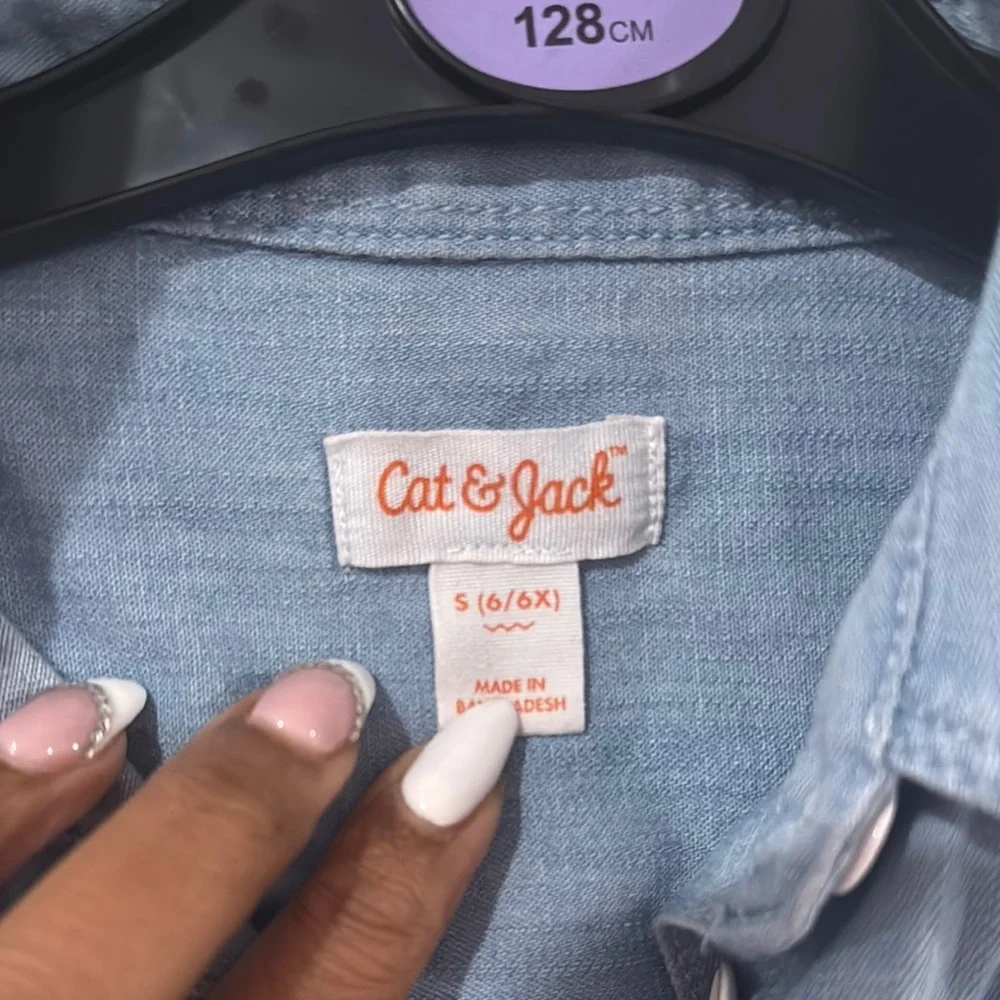 Cat & Jack Light Blue Denim Shirt